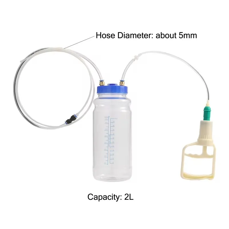 

1 шт., универсальный ручной насос для замены масла, 2 л