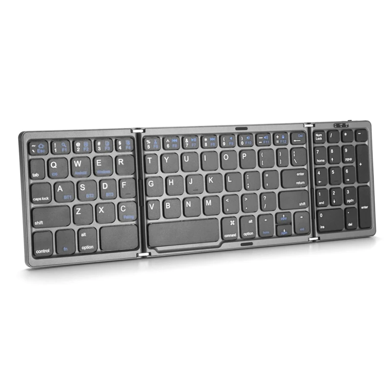 

N58E English Mini Folding Keyboard, Wireless Bluetooth-compatible Keypad Universal