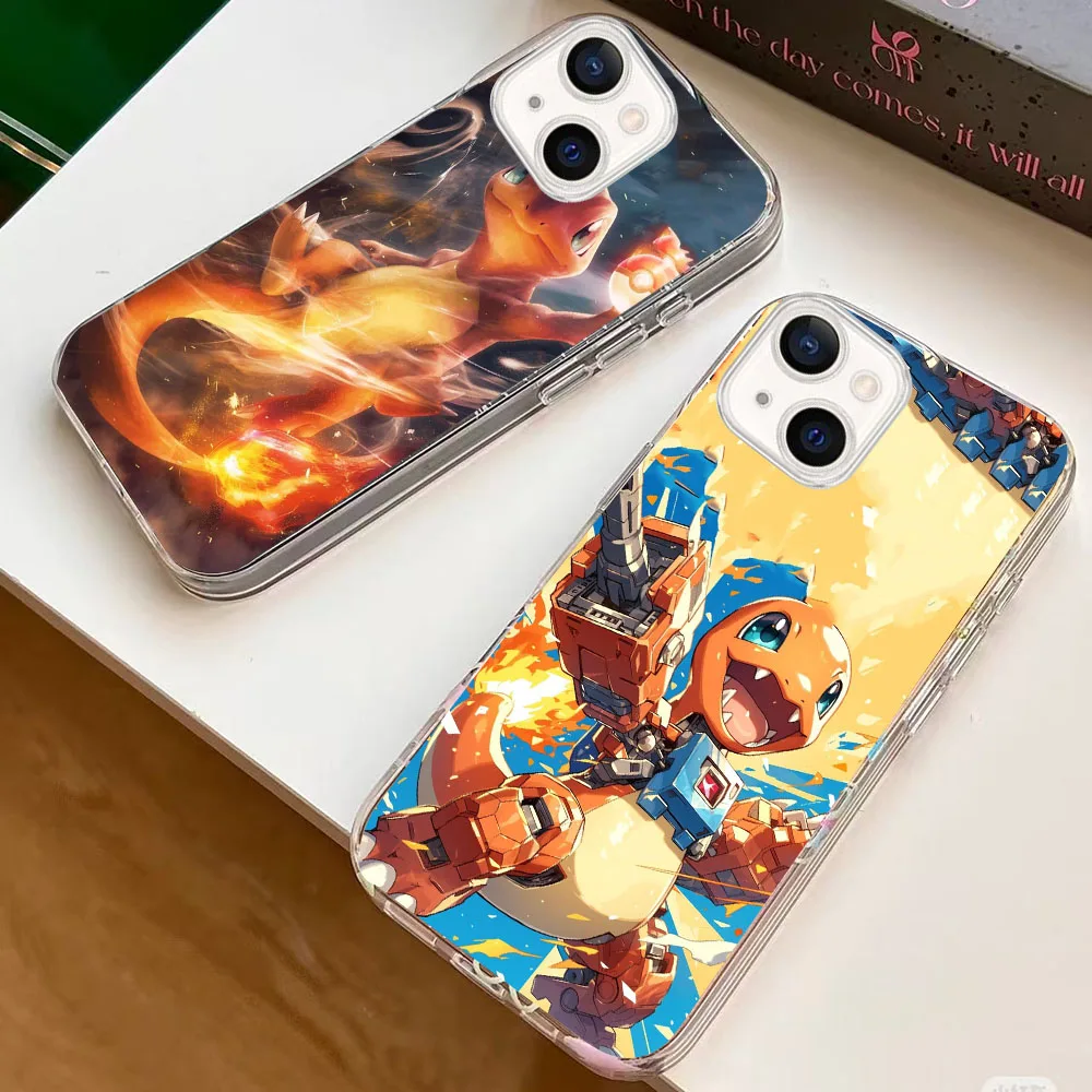 Прозрачный силиконовый чехол WBA-2 Pokemon Charmander для LG K9 10 11 12 22 30 40 41 50 51 61 62 Plus Prime Max