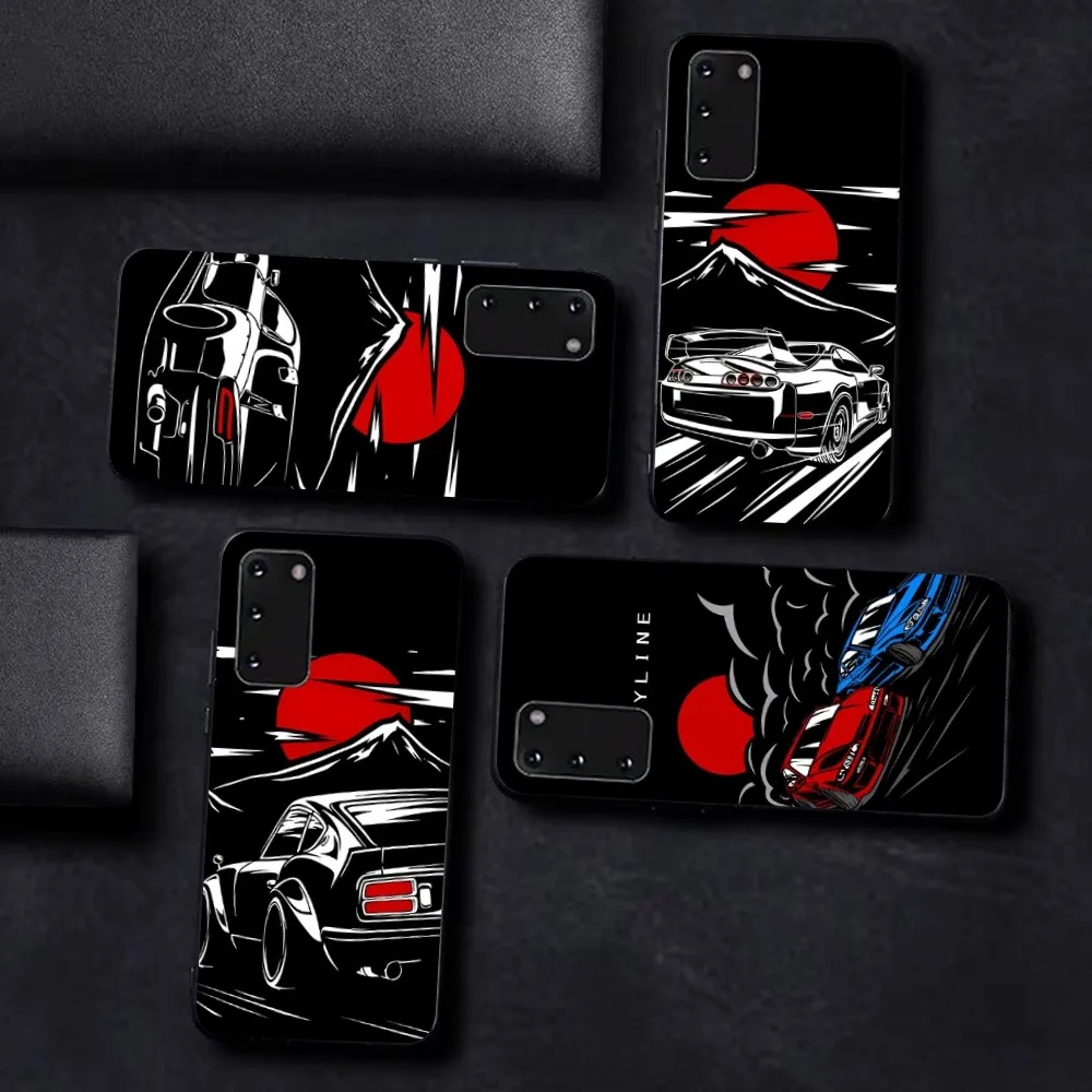 

Japan JDM Sports Cars Phone Case For Samsung S 9 10 20 21 22 23 30 23plus lite Ultra FE S10lite Fundas