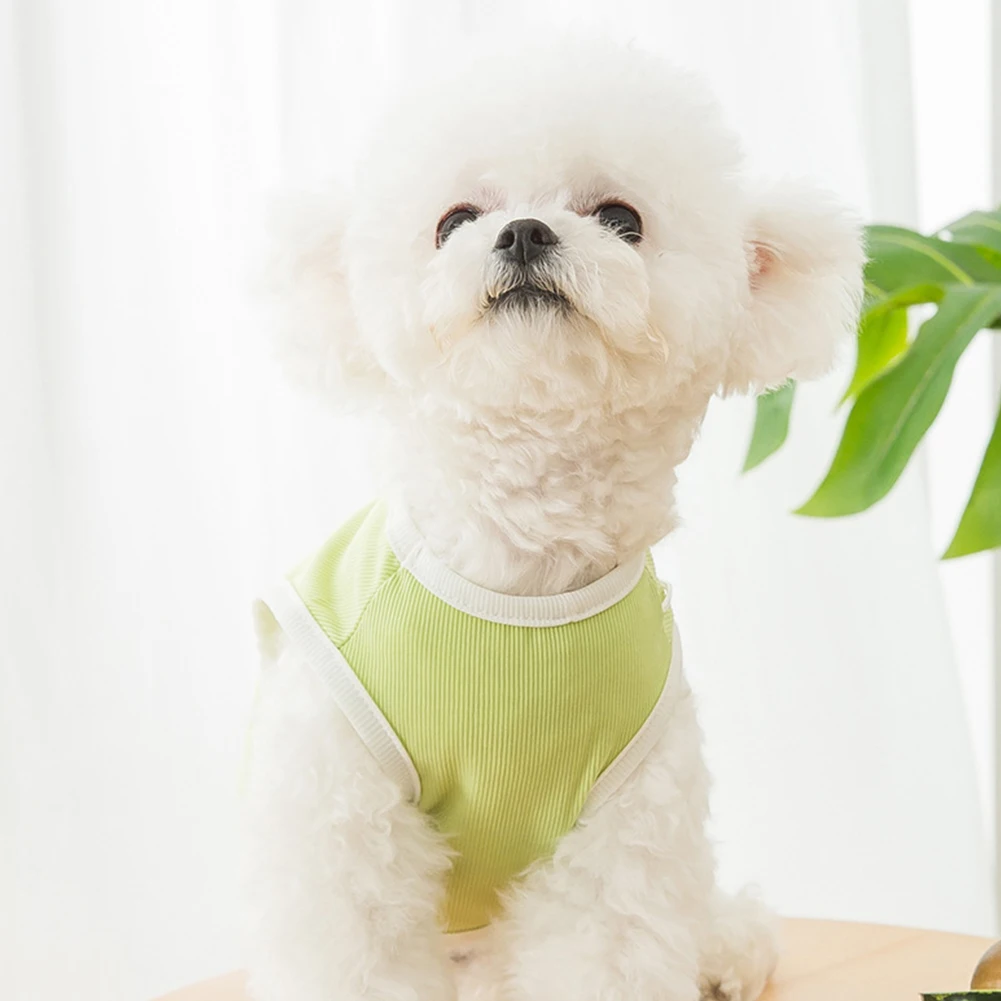 

Dog Clothes for Small Dogs Cute Avocado Printed Summer Pets T-shirt Puppy Dog Clothes Pet Cat Vest Cotton T Shirt Pug Costumes