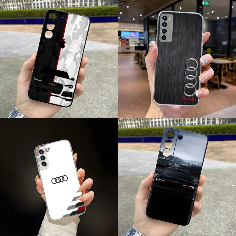 

Sports Car Audi Phone Case New For Samsung S23 Note 20 10 S30 S 22 10E Fe Pro Plus Ultra A12 A42 A71 A91 M32 Silicon Cover