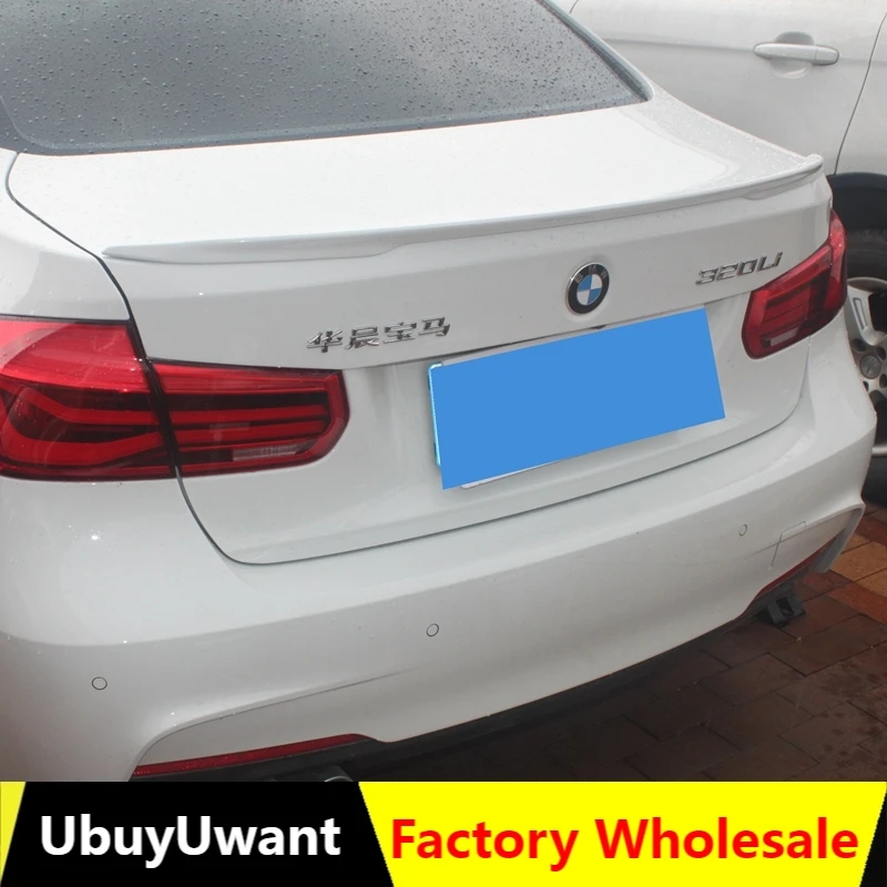 

For BMW F30 3 Series 2012 - 2018 P Style ABS Painted Black White Rear Spoiler Tail Trunk Boot Wing Decoration Car Styling