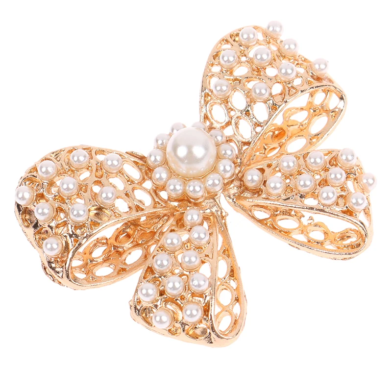 

1PCS Women Bowknot Shoes Clips Shoes Decoration Accessories DIY Shoe Charms Jewelry
