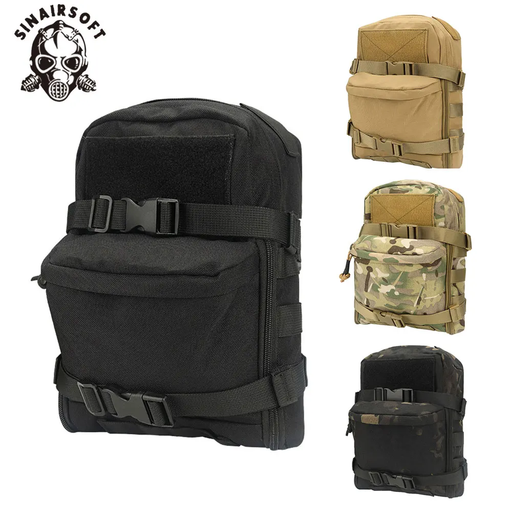 Mini bolsa de hidratación táctica, Mochila de agua, paquete de asalto militar, portador de vejiga al aire libre, bolsa Molle, Airsoft, chaleco de caza, bolsillo