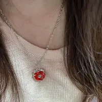 Подвески в красном цвете#1