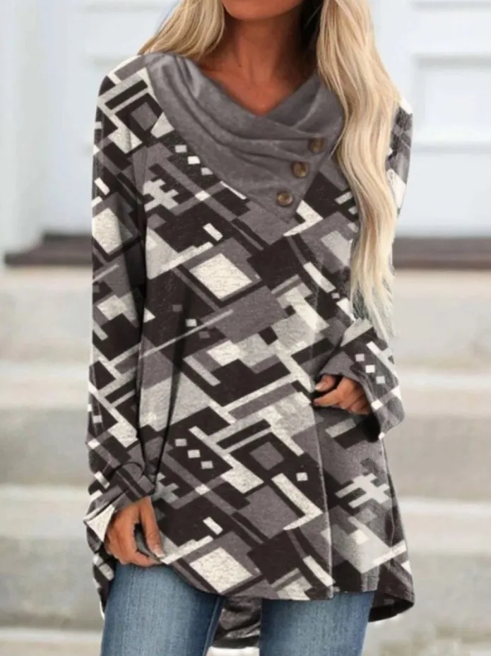 

Women's Sweater Spring 2022 New Hooded Collar Long Sleeve Loose Tops