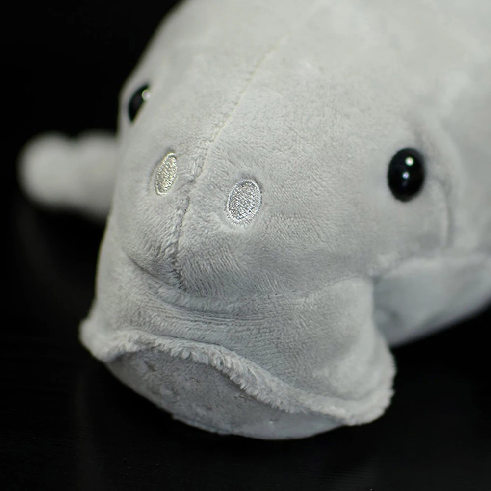 Фото 36 см новый Dugong Dugon мягкие плюшевые игрушки ламантин кукла моделирование приятные реалистичные Dudongidae океанские животные модель подарок №5