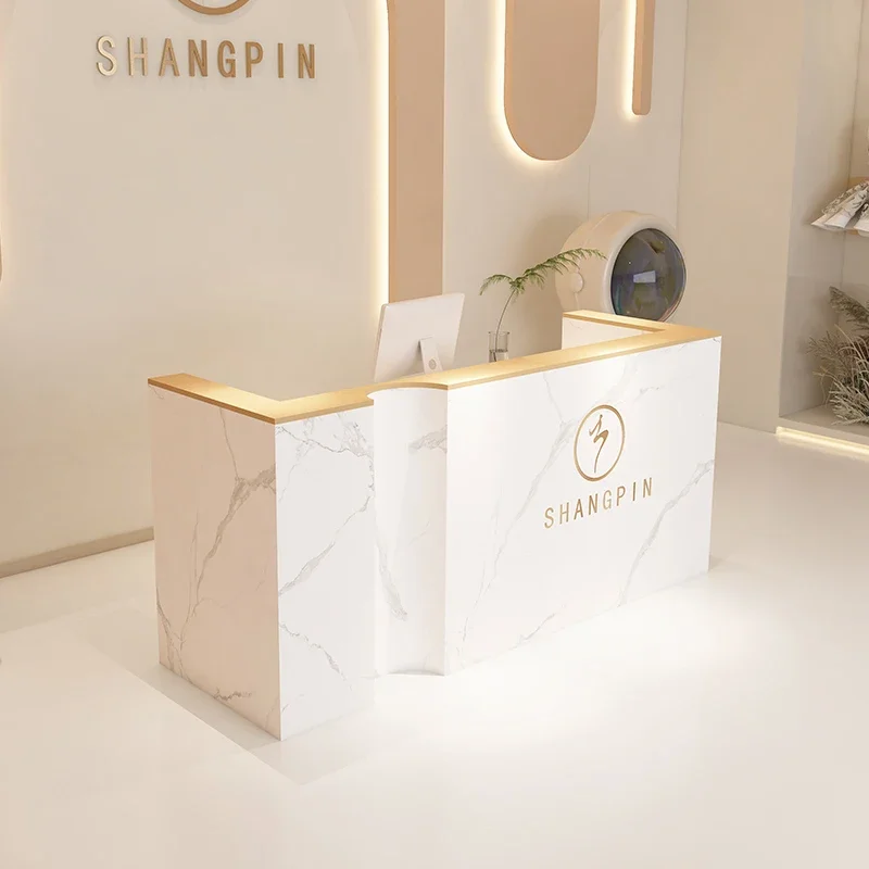 Restaurant Reception Desk Office Accessories Cash Banco CustomizableCheckout Front Lectern Empfangstheke Bar Furniture