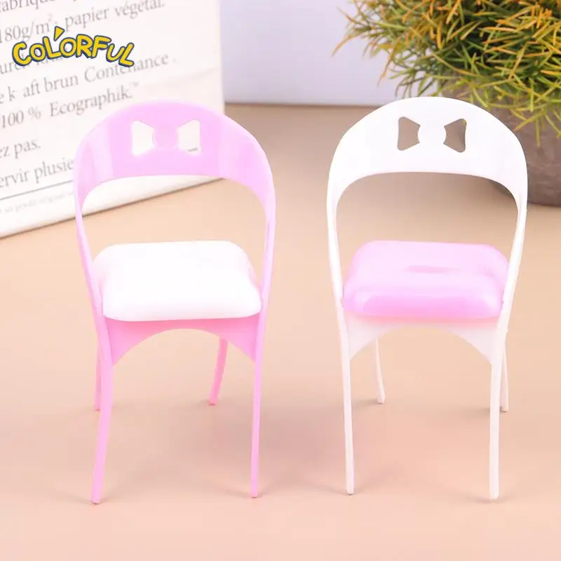 

Dollhouse Miniature DIY Furniture Chair Model Accessories Simulation Decoration Girl Toy Furniture Chair Model accessoires