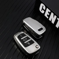 tpu car key cover case for audi a3 a4 a5 c5 c6 8l 8p b6 b7 b8 c6 rs3 q3 q7 tt 8l 8v s3 protector keychain auto accessories