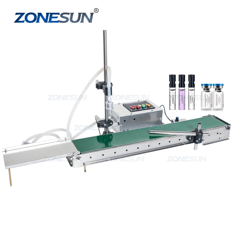 

ZONESUN ZS-DPYT1500 односторонний диафрагменный насос, полуавтоматическая машина для розлива жидкостей в небольших бутылках