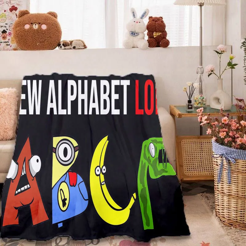 

Алфавит ЛОР одеяло аниме мультфильм супер мягкое постельное белье диван для гостиной все сезоны для кровати