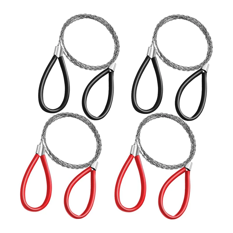 

4 Pcs Pipe Cutters Metal Wire Saw Hand Pocket String Rope Saw PVC Pipe Cutting Tool For Wood