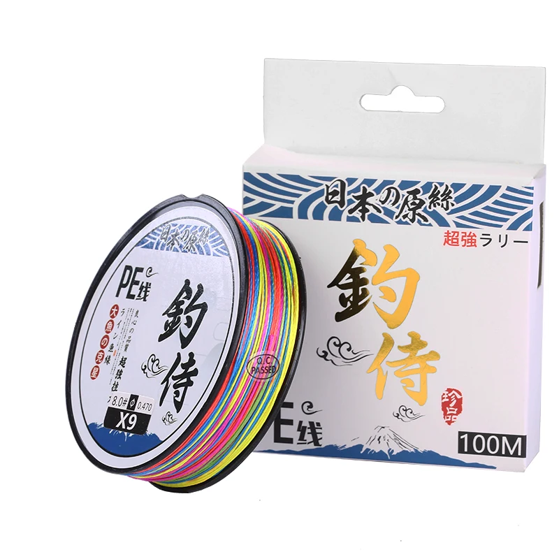 

9 Braid 12 Braid PE Fishing Line Strong Force Sea Rock Lure Line Mainline Tippet Anti Bite Wear Resistant PE Braid Fish Net Line