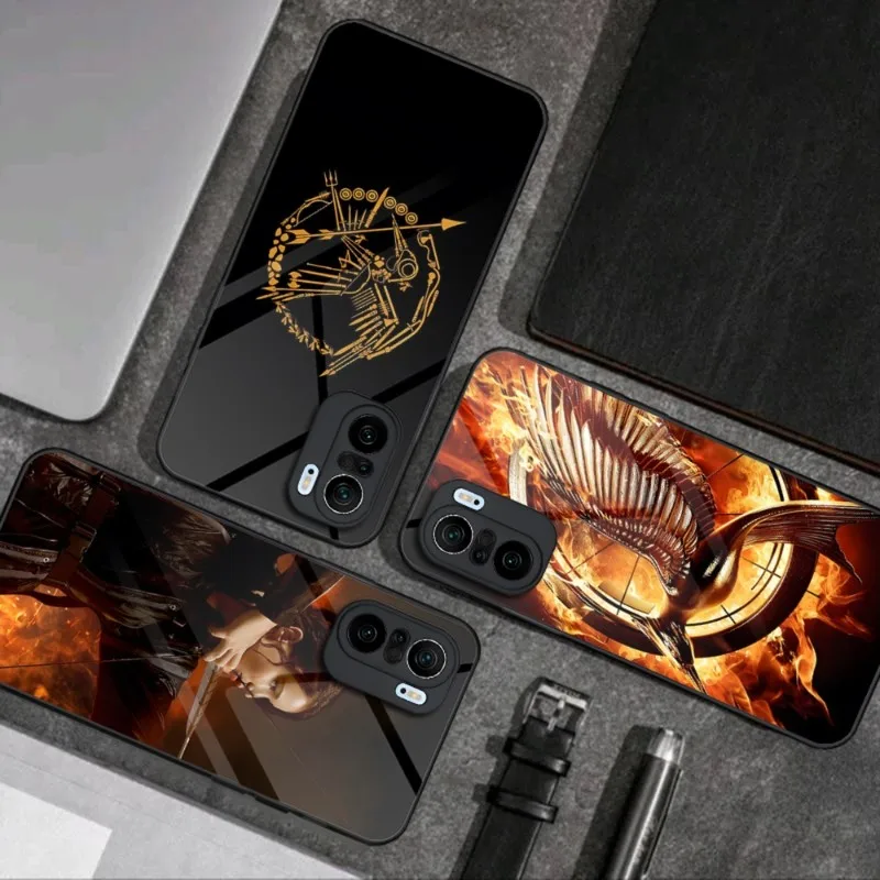

Movie The Hunger Games Phone Case Glass For Xiaomi PocoF3 12X 11 11T 10 12Pro Lite Redmi Note 10 9 8 Pro 9T 9A PocoX3Pro Cover