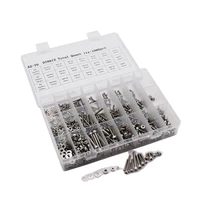 1080pcs m2 m3 m4 hex socket cap head screws allen bolts kit with nuts and washers