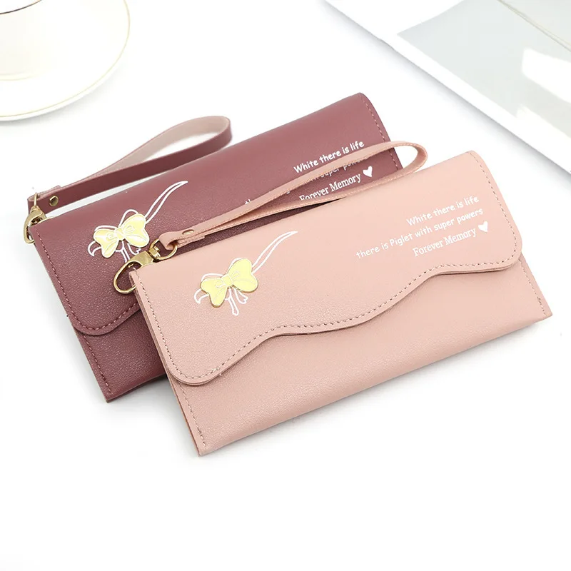 

2022 New Fashion Women Wallets Simple Zipper Purses Long Section Clutch Wallet Soft PU Leather Money Bag Coin Wallet Women