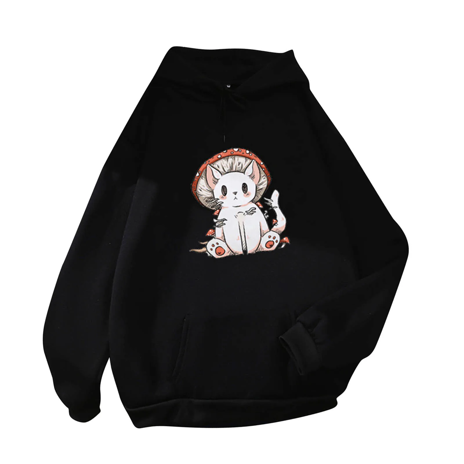 

New Women's Fashion Casual Fun Print Hooded Sweatshirt Loose Sports Tops Pullover Hoodies Women Y2k Clothes Ropa De Mujer #15