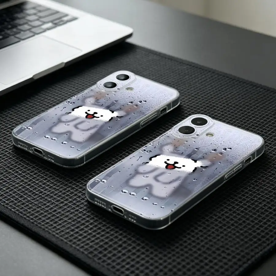 Чехол для Honor X9a X7b X9b X8b 90 Lite X8a X8, мягкий чехол для телефона с милым принтом собачьей мордочки на дождливом окне (art.: 3920daee3fbad) - 3920daee3fbad
