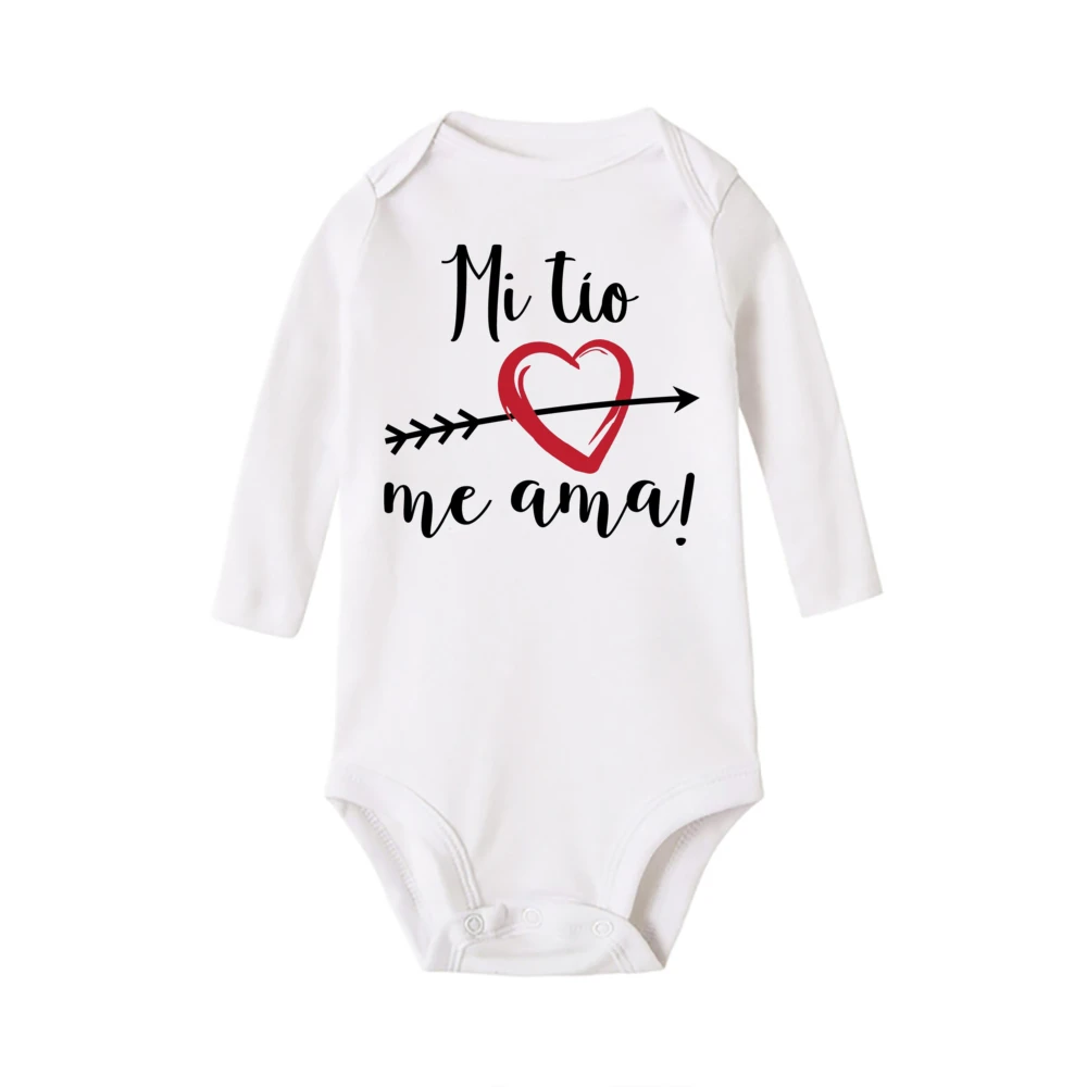 Комбинезоны с принтом Моя тетя любит меня одежда для мальчиков и девочек