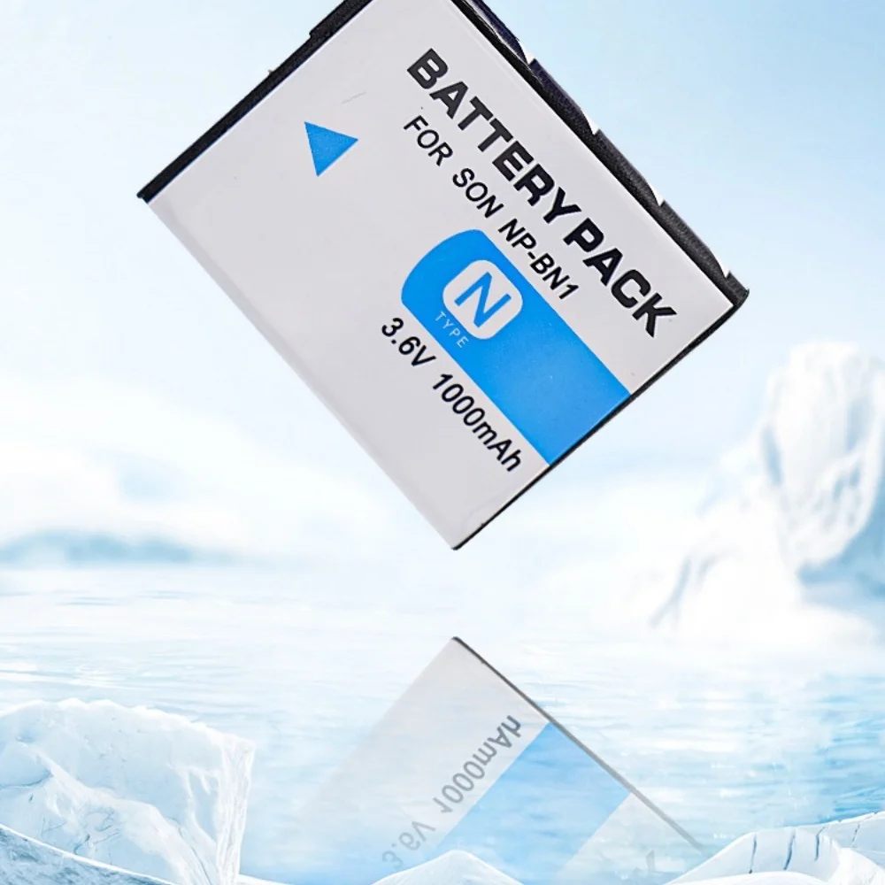Фото NP-BN1 аккумулятор для цифровой камеры 1250 мАч NP-BN1, подходит для Sony W380 W350 W390 TX7 TX9C TX100 W520 T110 №4