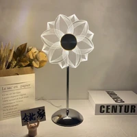 2022 new ins creative decoration lamp flower bed lighting decor fixture atmosphere feeling small table lights living desk lamps