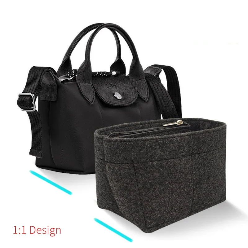 Сумка из войлочной ткани для Longchamp складная кожаная сумка с верхней ручкой