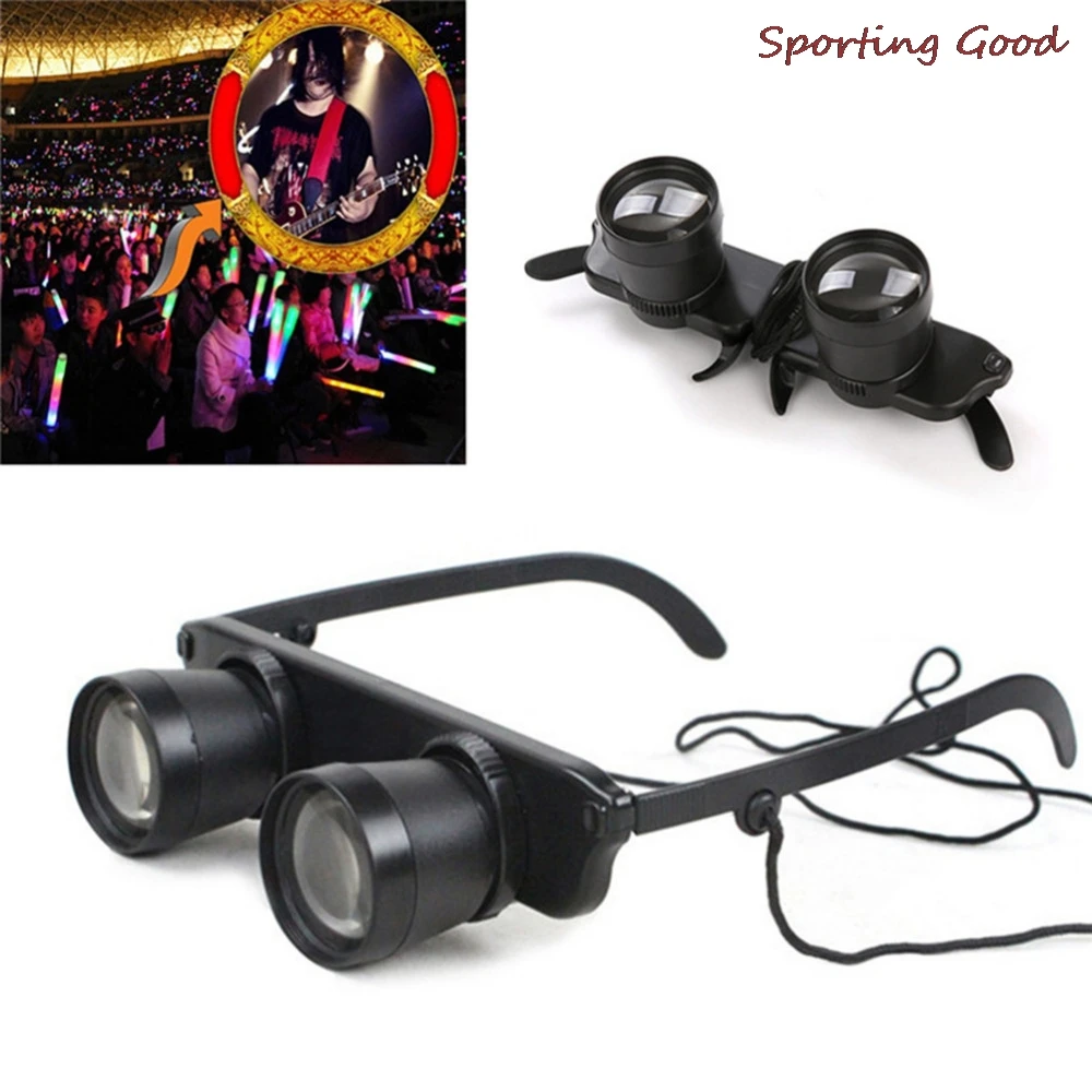 

High Clarity Magnifier Glasses Style Outdoor Fishing Optics Binoculars Telescope 3x28