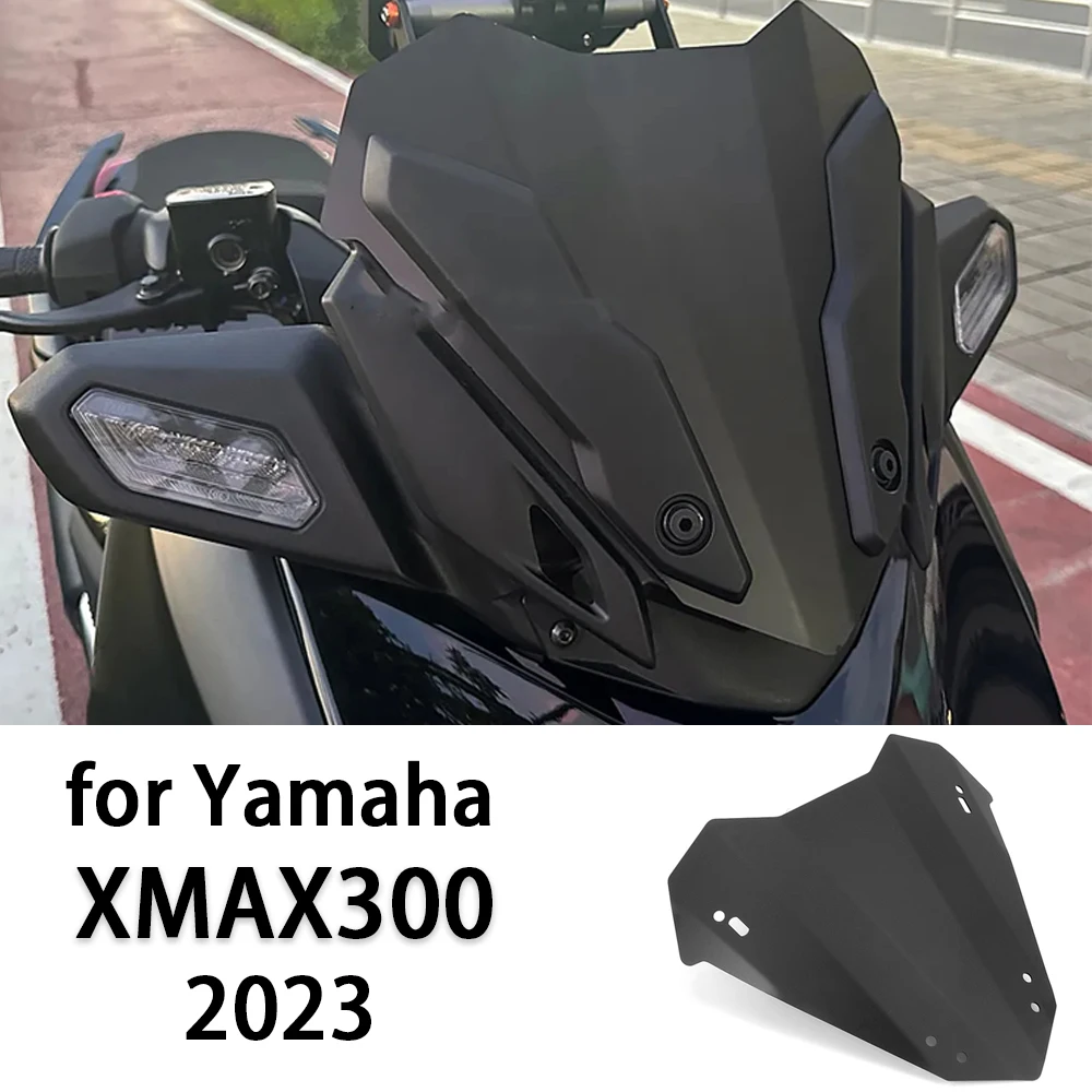 

XMAX 300 Accessoriesfor Yamaha 2023 XMAX300 Motorcycle Windshield X-MAX300 X-MAX Windscreen Front Wind Deflector Guard Aluminum