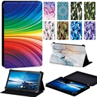 Чехол для планшета Lenovo Tab M10 PlusTab M10Tab M8Tab E7Tab P11, чехол с популярным рисунком, Универсальный кожаный защитный чехол-подставка
