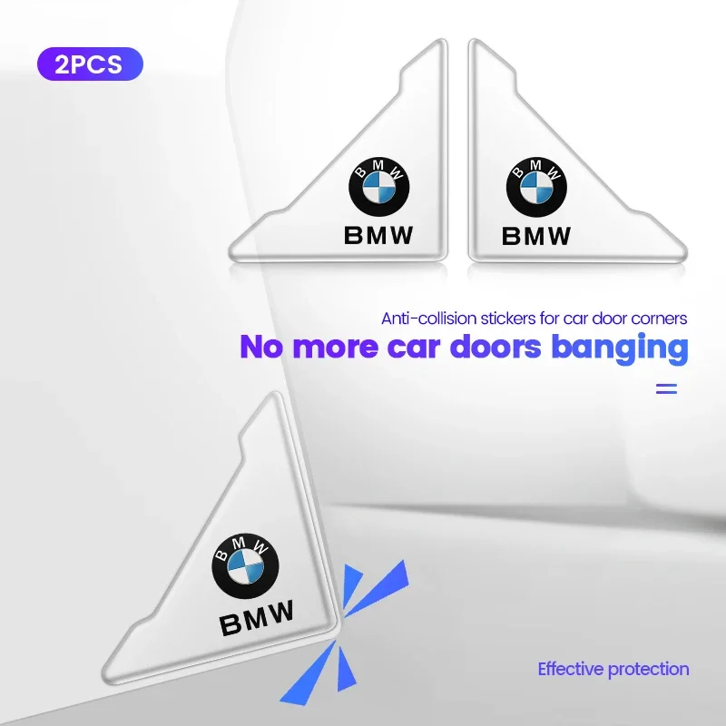 Для BMW G42 G16 G15 G26 G23 G02 G01 F48 F39 Угловая крышка двери автомобиля Бампер Прозрачная