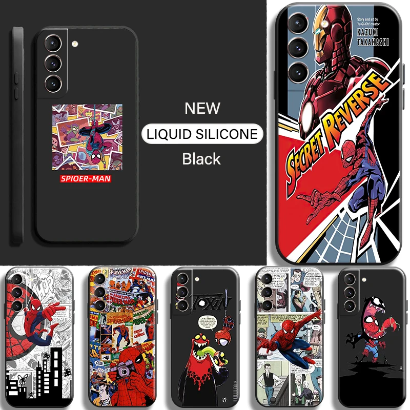 

Funny Spiderman Venom Comics For Samsung Galaxy S22 S21 S20 FE Plus Ultra S10 Lite S10E Plus 5G Phone Case Cases Shockproof