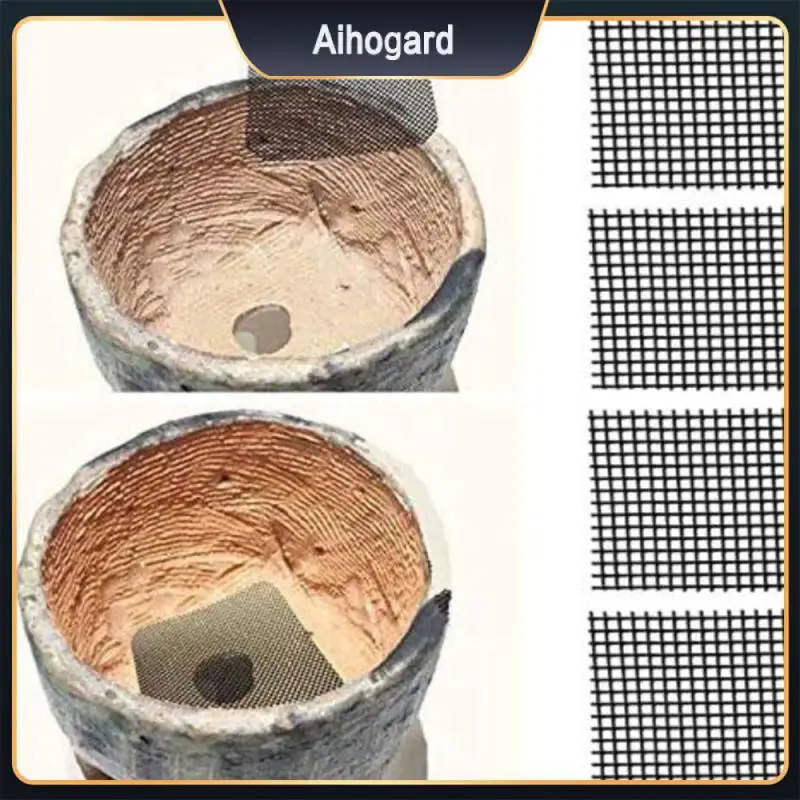 

Pot Bottom Gasket Square Soil Flowerpot Bottom Hole Gasket Mesh Flowerpot Mesh Mat Flower Pot Mat Leak-proof