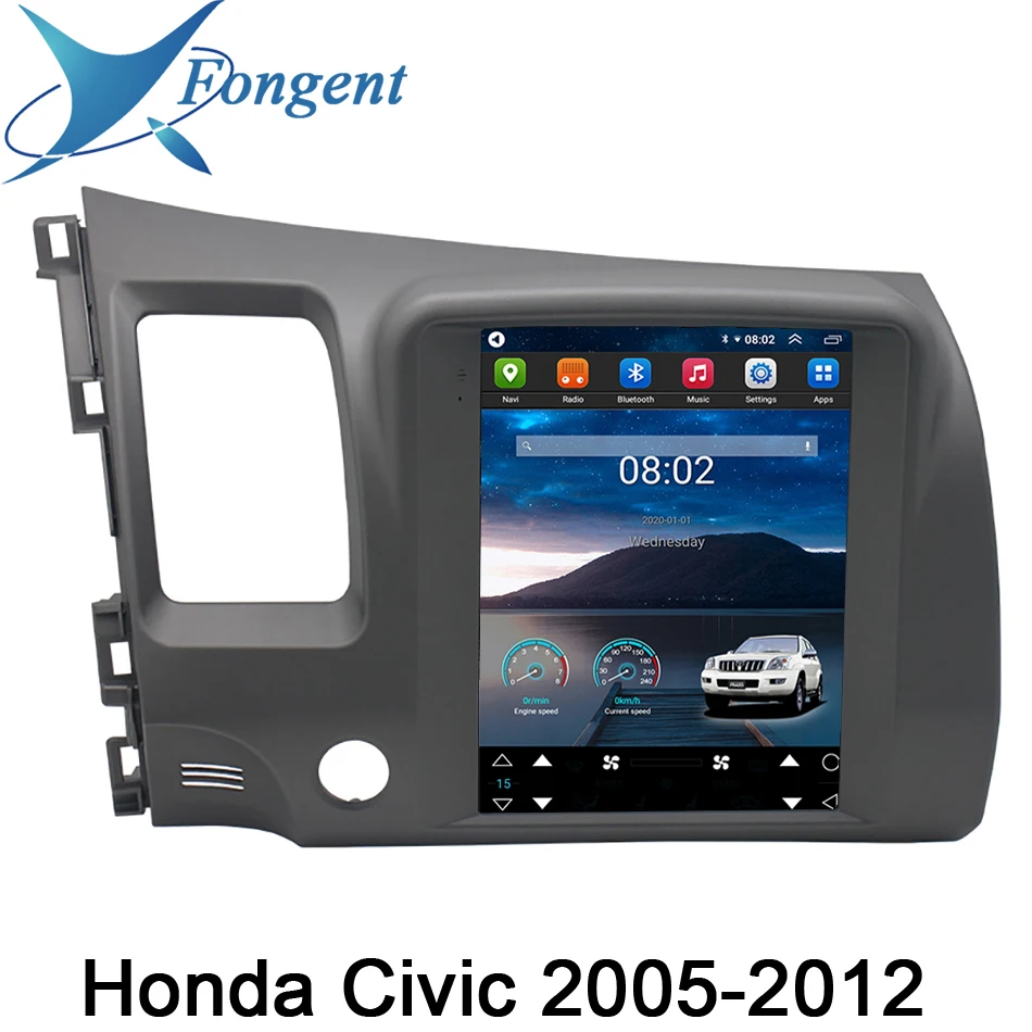 

Для Honda Civic 2005 2006 2007 2008 2009 2010 2011 2012 мультимедийный видео Тесла плеер Android Авто Android Carplay Автомагнитола