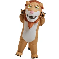 adult inflatable lion mascot costume for events full body blow up lion cosplay fancy dress stage wear costumes for festivals