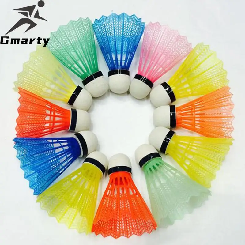

Colorful 12Pcs/Set Plastic Foam Badminton Balls Badminton Shuttlecocks Outdoor Sports Badminton Accessories Durable Badminton