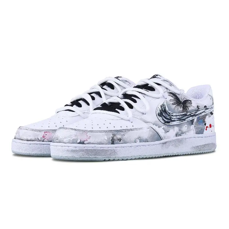 【Настроить】Nike Court Vision 1 обувь для скейтбординга мужские кроссовки DH2987-110