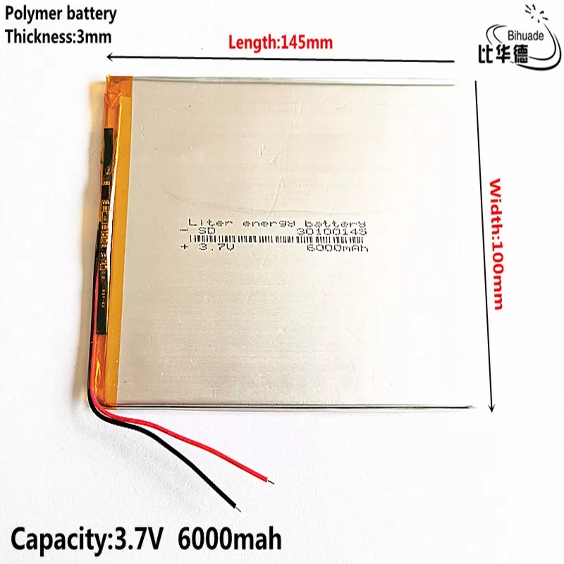

Good Qulity 30100145 Universal For Digma optima 10.6 3G TT1006MG / For irbis tz172 Tablet Battery 6000mah 3.7V Polymer li-ion