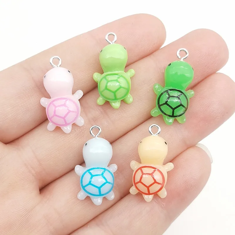20 шт. модные 3D Подвески в виде черепахи для девочек