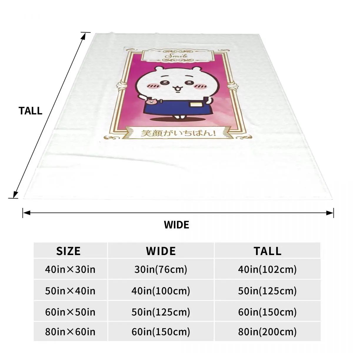 Одеяло Chiikawa для путешествий офиса фланелевое одеяло спальни теплое дизайнерское