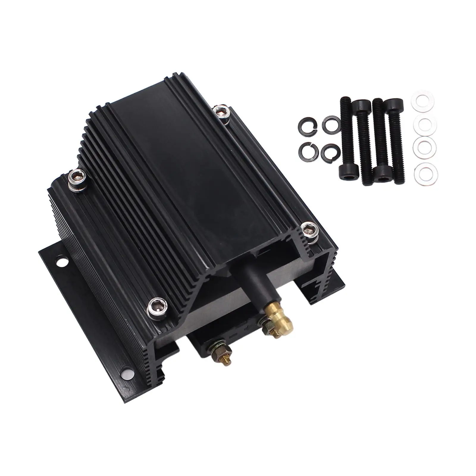 Высокопроизводительная катушка зажигания черная заменяет мужской разъем Hei