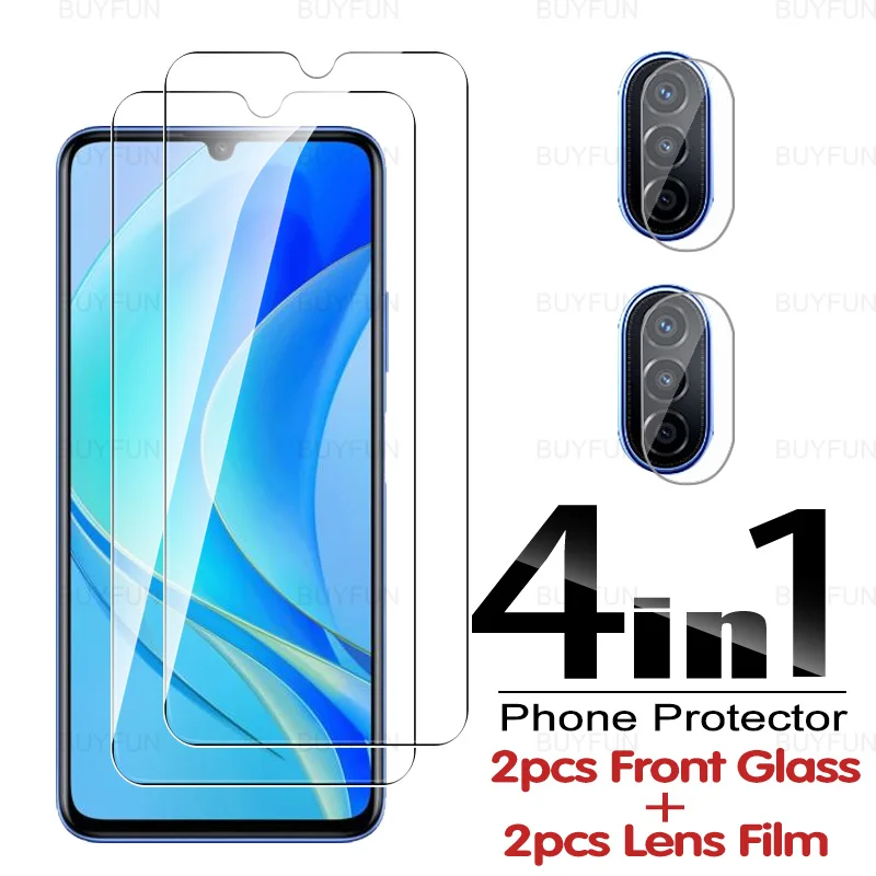 

4 в 1, защитная пленка для экрана Huawei nova Y70 Plus, 6,75 дюйма, закаленное стекло для Huawei Huawai nova Y70 Y70 + Защитная пленка для камеры
