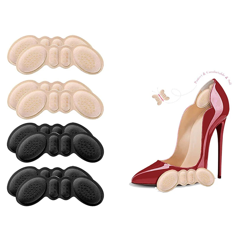 Shoe Inserts for Women High Heel Pads Heel Inserts for Shoes Too Big Cushion Anti-Slip Heel Grips Liner Filler Prevent Blisters