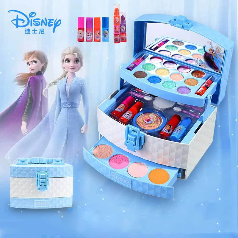 Игрушки для макияжа Холодное сердце Disney набор девочек принцесса Эльза Анна