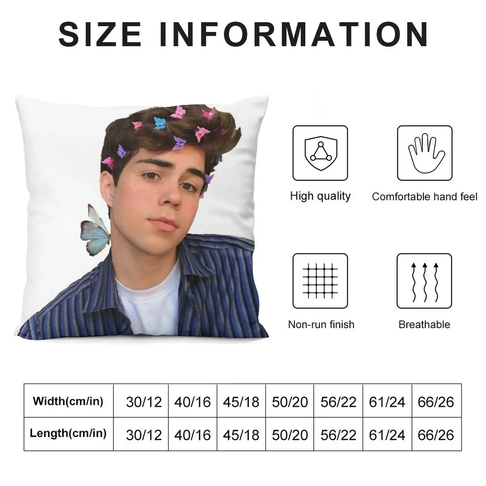 Наклейка с бабочкой Benji Krol декоративная подушка для дивана рождественские