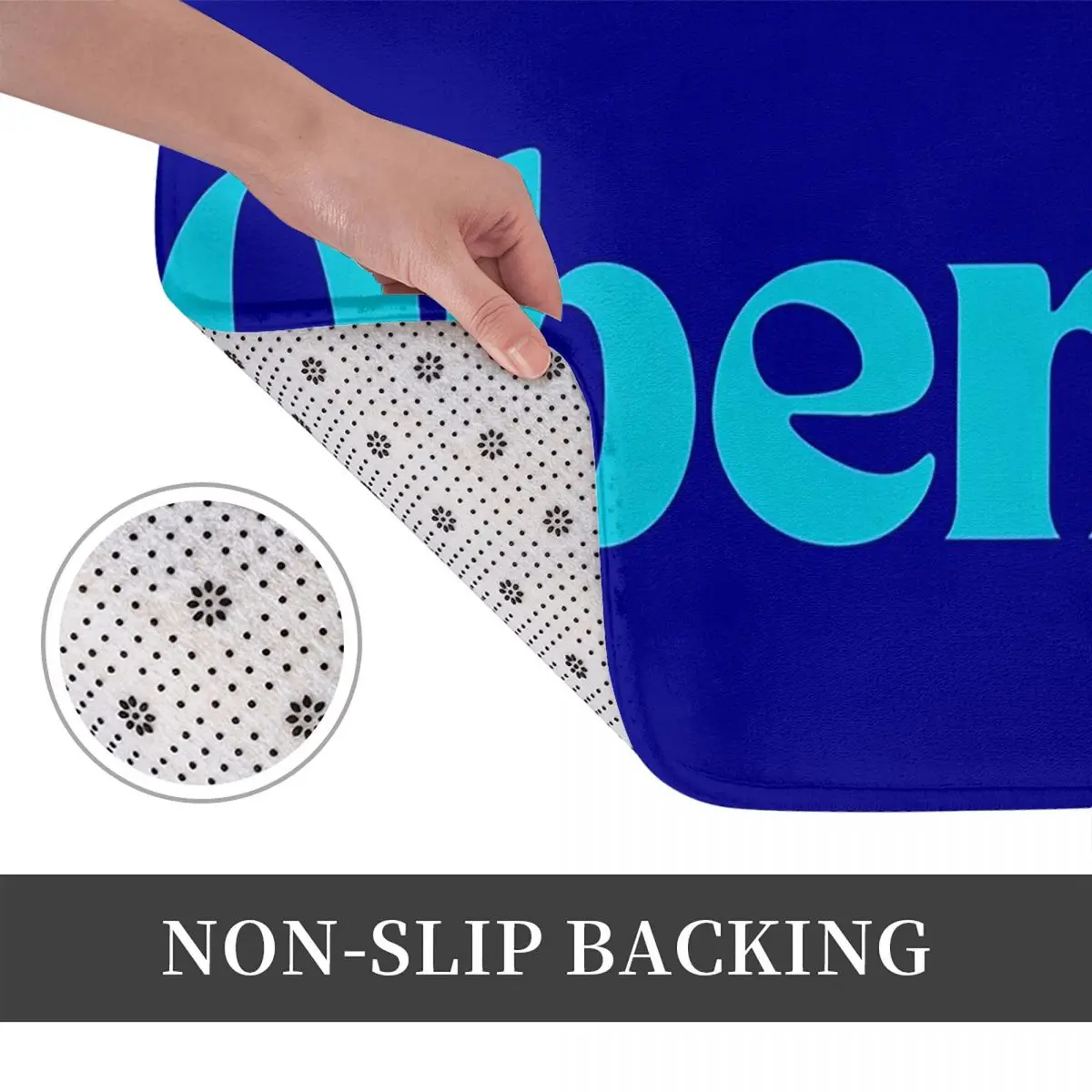 Oben Funny Cool Best Color Ar Нескользящий коврик для двери Напольный Впитывающий Ковер кухни