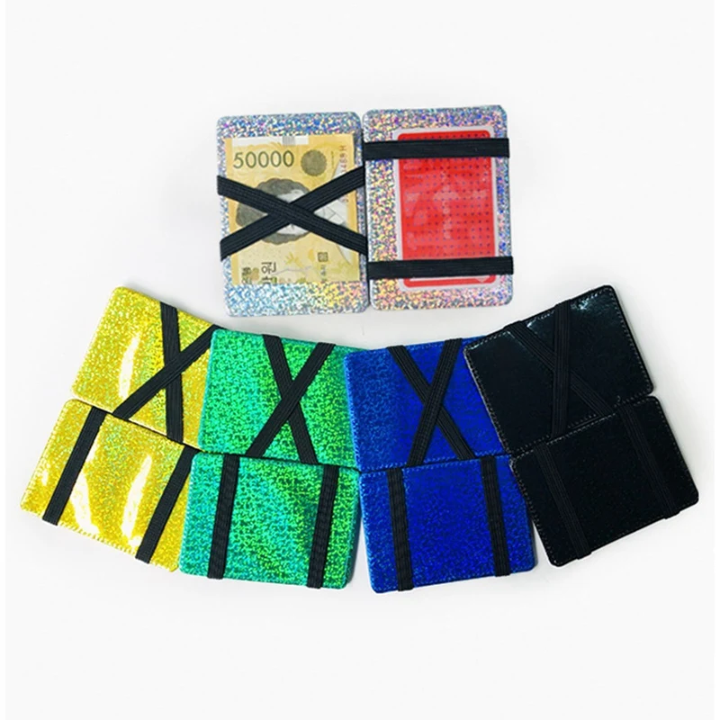 

Laser Sequins Magic Wallet Creative Fashion Ladies Wallet Certificatecard Package Credit Card Holder Womens Short Thin Wallets