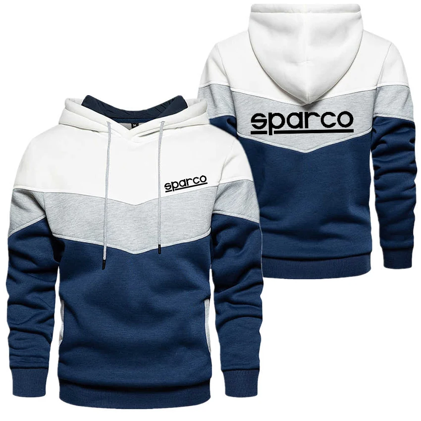 

Осенне-зимняя мужская Толстовка SPARCO с принтом спереди и сзади, повседневная спортивная толстовка, свитер, мужской свитер в стиле Харадзюку, ...