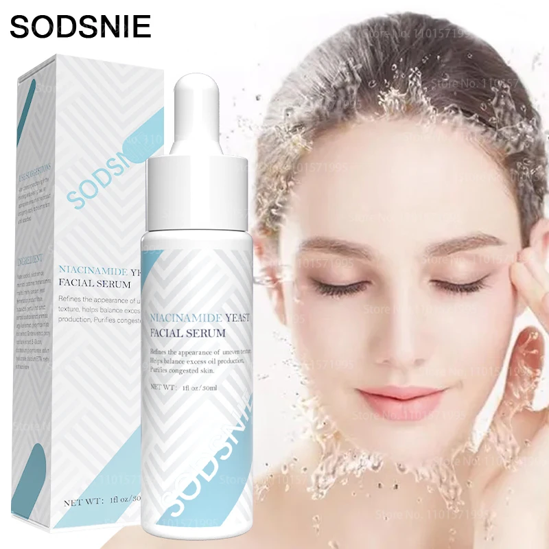 

Niacinamide Yeast Facial Serum Moisturizing Hydrating Anti-Drying Nourishing Lifting Firming Balancing Skin Water Oil Skin Care